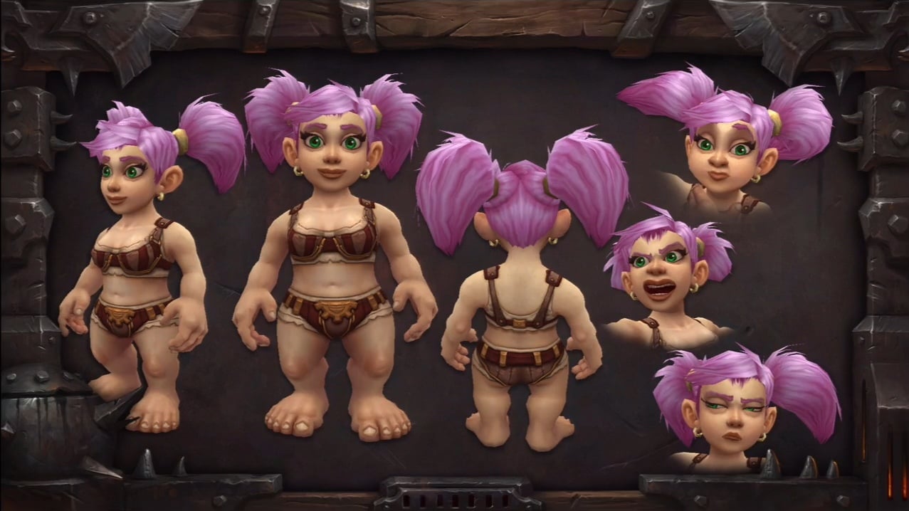 New Character Models Discussion Update Fem Gnome Faces Wow