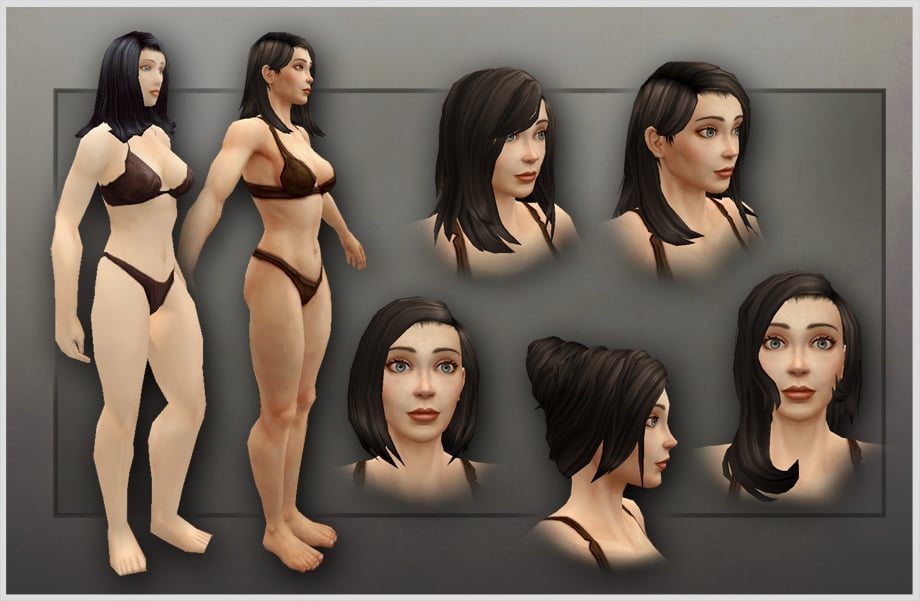 Artcraft A First Look New Human Female Character Model Mmo